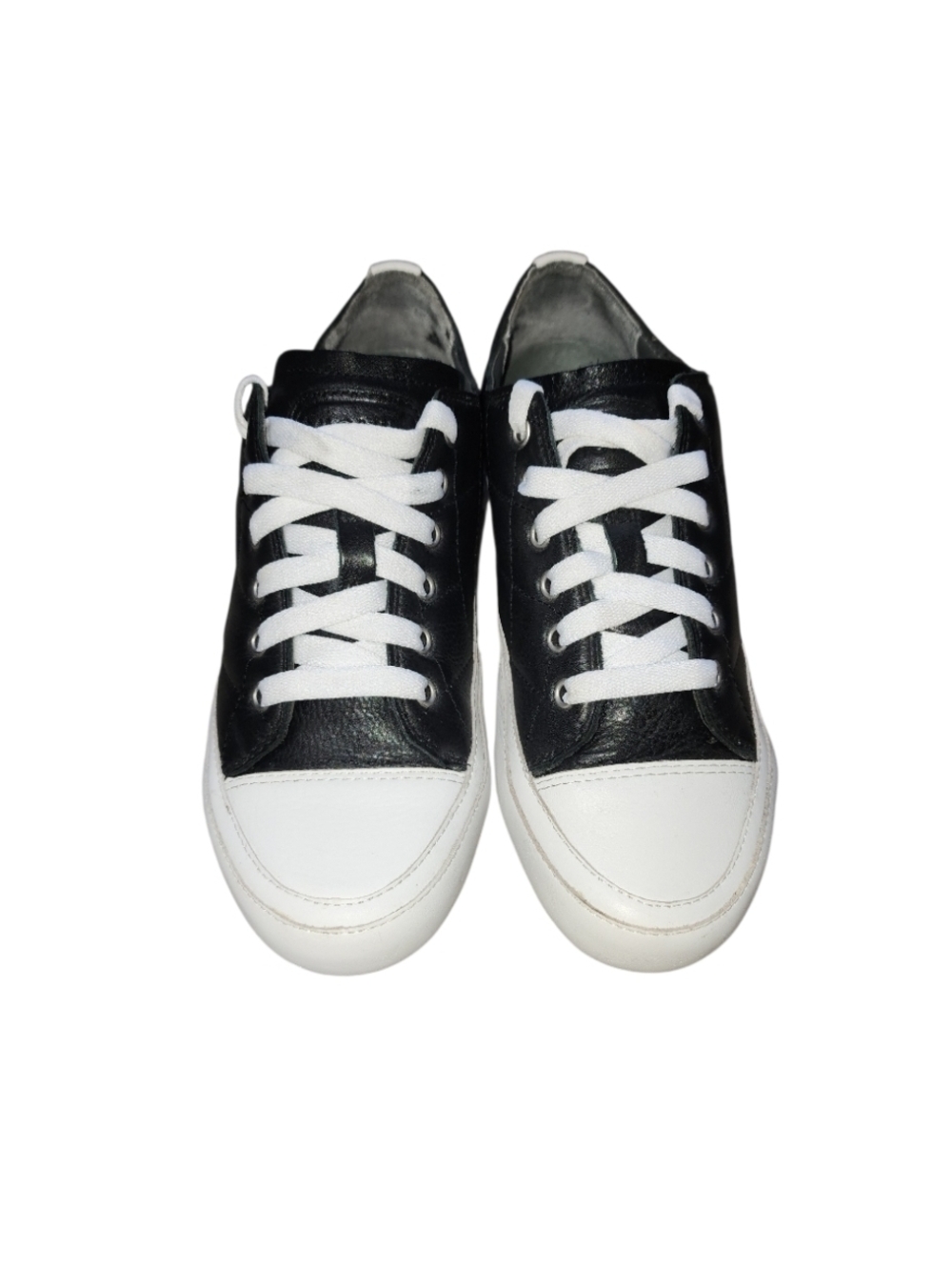 Vionic Edie Sneakers Womens 7.5 Black Leather Quilted Walking Casual